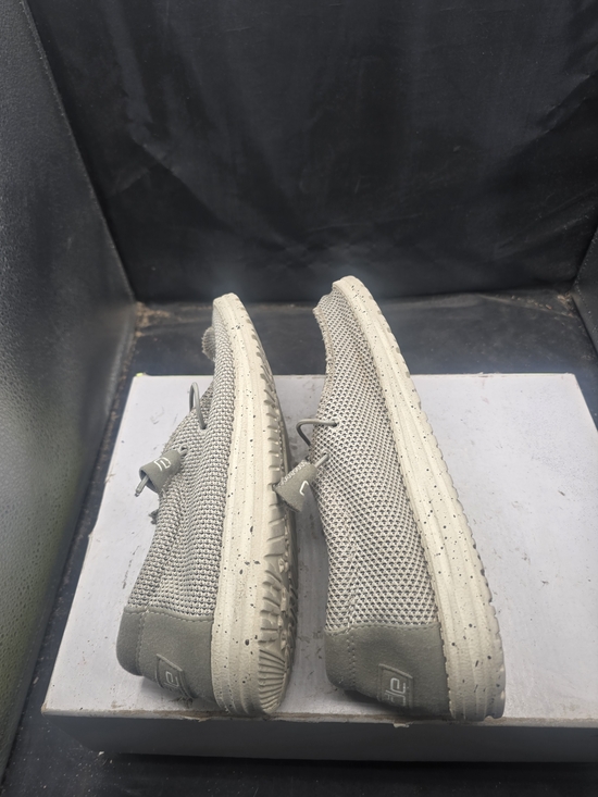 Hey Dude Wally Knit Slip-On Shoes - Light Gray main image 4